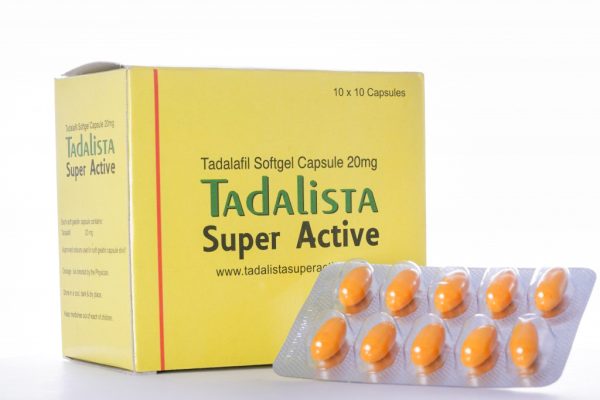 Tadalafil (TADALISTA SUPER ACTIVE) 20 mg Caps